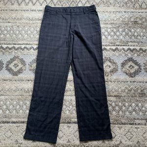 Nike Golf Black Checked Performance Pants 34x31